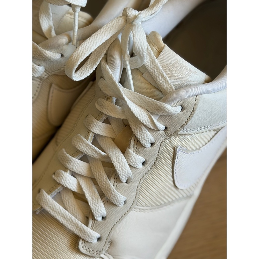 Nike Air Force 1 React Summit White Coconut Milk Mens 10.5 DM0573-101 Low Top XX - Picture 13 of 15